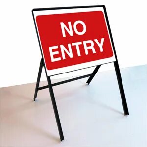 No Entry Signage Milesia