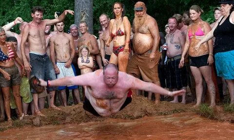 Redneck Games: Watermelon spittin' and toilet seat tossin'..