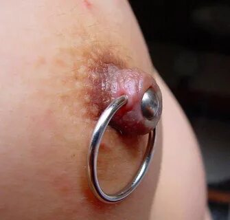 Boobs gal who's nipple piercing will easily expose the nippl