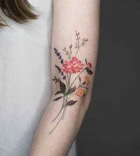 28 Gorgeous Wildflower Tattoos For Free Spirits - Top Of The
