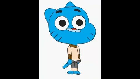 How to draw gumball watterson easy way - YouTube