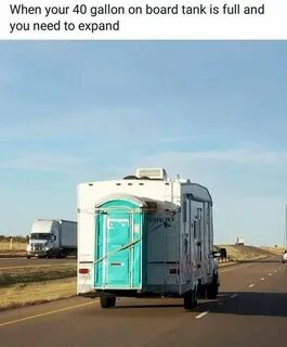 Toilet not working? No problem! Comic relief, Rv camping che