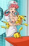 nurse joy+pikachu HentaiDestiny.com