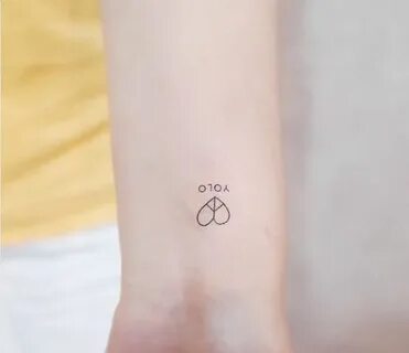 YOLO small Tattoo - Small Meaningful Tattoos - Meaningful Ta