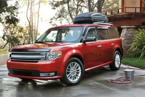 2017 Ford Flex SUV red color side front hd wallpaper - Lates