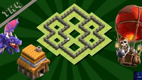 New Best Town Hall 4 (TH4) Base Layout with COPY LINK 2020 T