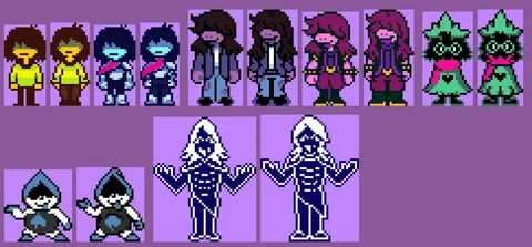 Asgore Sprite Sheet 9 Images - My Take On A Few Of The Delta