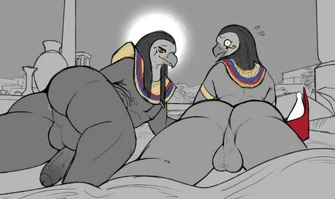 Rule34 - If it exists, there is porn of it / securipun, falcon, horus, ra / 2349