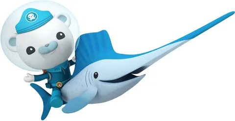 Dolphin Clipart Ride - Octonauts Giant Wall Decals - (1209x6