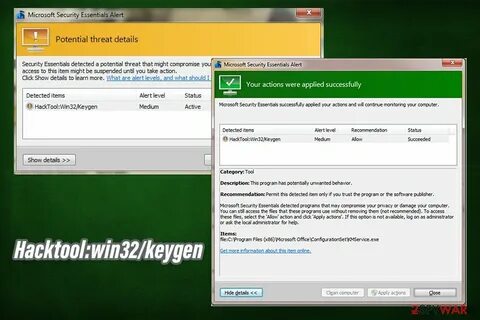 Remove Hacktool:win32/keygen (Virus Removal Guide) - updated