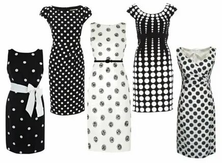 Модный тренд всех времен - платья в горох Polka dots fashion