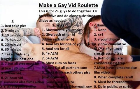 Make a Gay Vid Roulette Brad - Fap Roulette