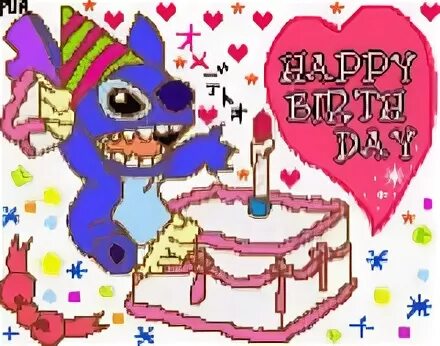 Stitch Birthday Happy Birthday GIF - Stitch Birthday Happy B