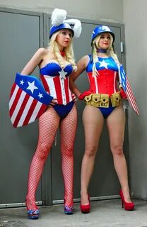 Captain America Woman Cosplay Free Porn