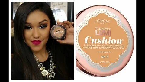 L'Oreal True Match Lumi Cushion Foundation Review and Demo -