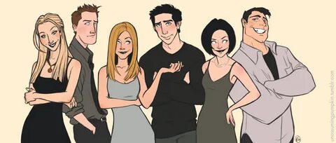 Friends - Imgur Friend cartoon, Friends tv, Friends cast