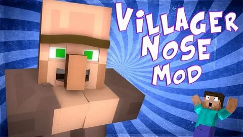 UTNIJ NOS VILLAGER'OWI ! Villager Nose mod - YouTube