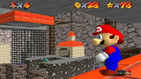 Super Mario 64 Walkthrough - Course 11 - Wet Dry World - You