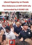 Was Ellen DeGeneres Surrounded by Armed Guards at an Anti-Gu