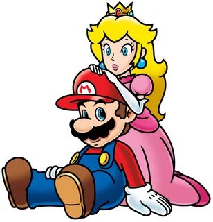 Mario and Peach (2D artwork style) Super mario art, Super ma
