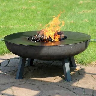 Outdoor 37" Metal Firepit Backyard Patio Garden Stove Fire P