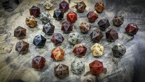 Runic Polyhedral Dice Norse runes, Younger futhark, Runic al