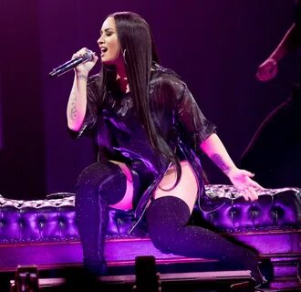 DEMI LOVATO Performs at Her Tell Me You Love Me World Tour i