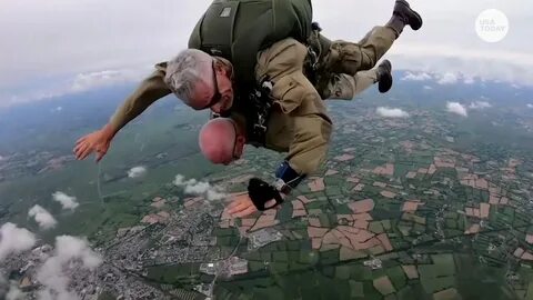 D-Day anniversary: Veteran paratrooper skydives in honor of 