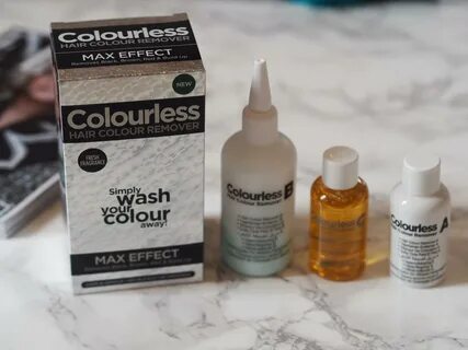 Removing Hair Colour with Colourless - Beauty Rocks