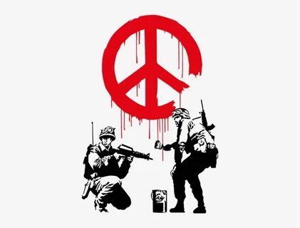 Banksy Peace Sticker - Banksy Peace - Free Transparent PNG D