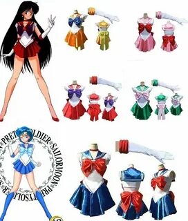 Sailor Moon/Mars/Mercury/Venus Costume Cosplay Uniform Fancy