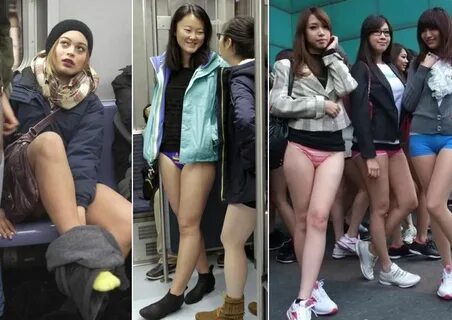 अब देश में मनाया जाता है नो पैंट्स डे, बिना पैंट्स मेट्रो मे