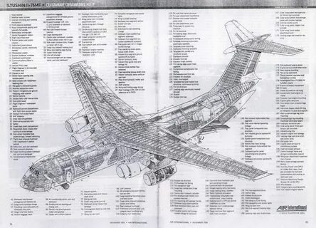 Cutaways - Página 3 IL-76MF Cutaway, Aircraft structure, Avi