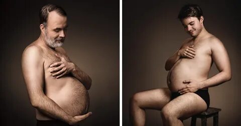 German Beer Ad Shows Men Cradling Their Beer Bellies Like Pr