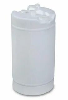 15 Gallon Poly Closed Top Drum (Natural) Approved Storage & 