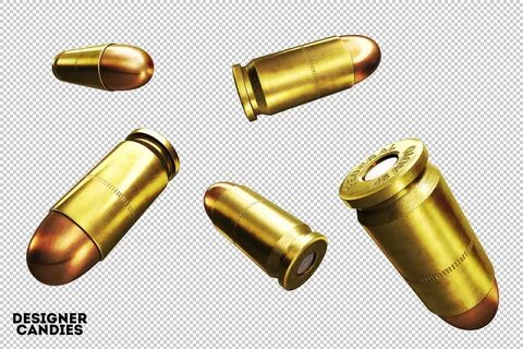 3D PNG Bullet Renders Pack Behance