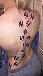 Deer tracks tattoo Deer track tattoo, Tattoos, Archery tatto