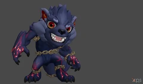 Chibi Fenrir (From SMITE) for XPS/XNA! by Jorn-K-Nightmane o