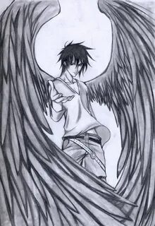 Browsing Traditional Art on deviantART Angel drawing, Anime 