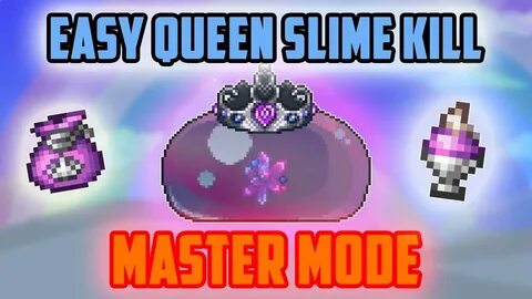Terraria 1.4 // How to Defeat Queen Slime // Queen Slime Mas