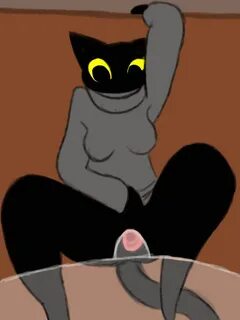 The Big ImageBoard (TBIB) - animated black fur breasts cat c