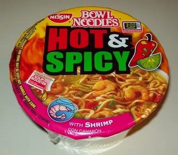 Nissin Hot & Spicy Shrimp Bowl : 70662096321 Bowl Noodles Ho