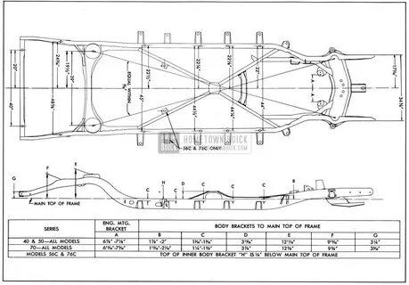 1950 Buick Frame and Bumpers - Hometown Buick