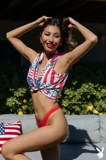 Patriotic Hottie Dominique Lobito Celebrates the Fourth of J