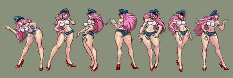 Street Fighter Characters, Pixel Characters, Female Characters, Kyoko Sakur...