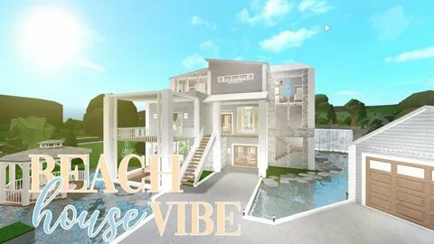 ROBLOX Bloxburg: Beach House Vibe - 188k - YouTube