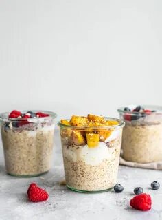 Overnight Oatmeal Parfaits Recipe Real food recipes, Food, O