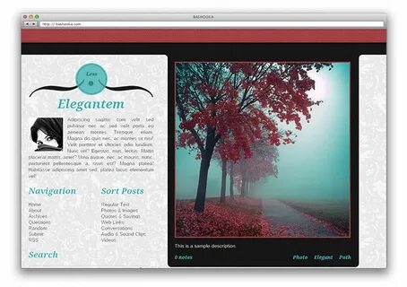 30 Cool Tumblr Themes - Bashooka