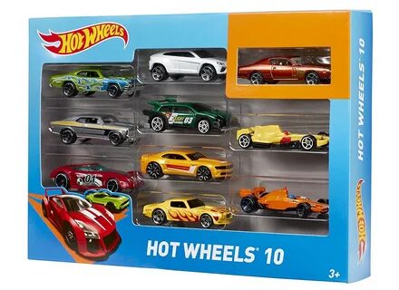 Подарочный набор Mattel Hot Wheels 10 машинок - 54886 детски