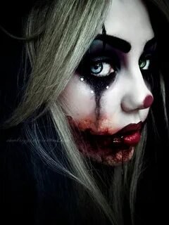 Clown Halloween Make-up Scary clown makeup, Halloween costum